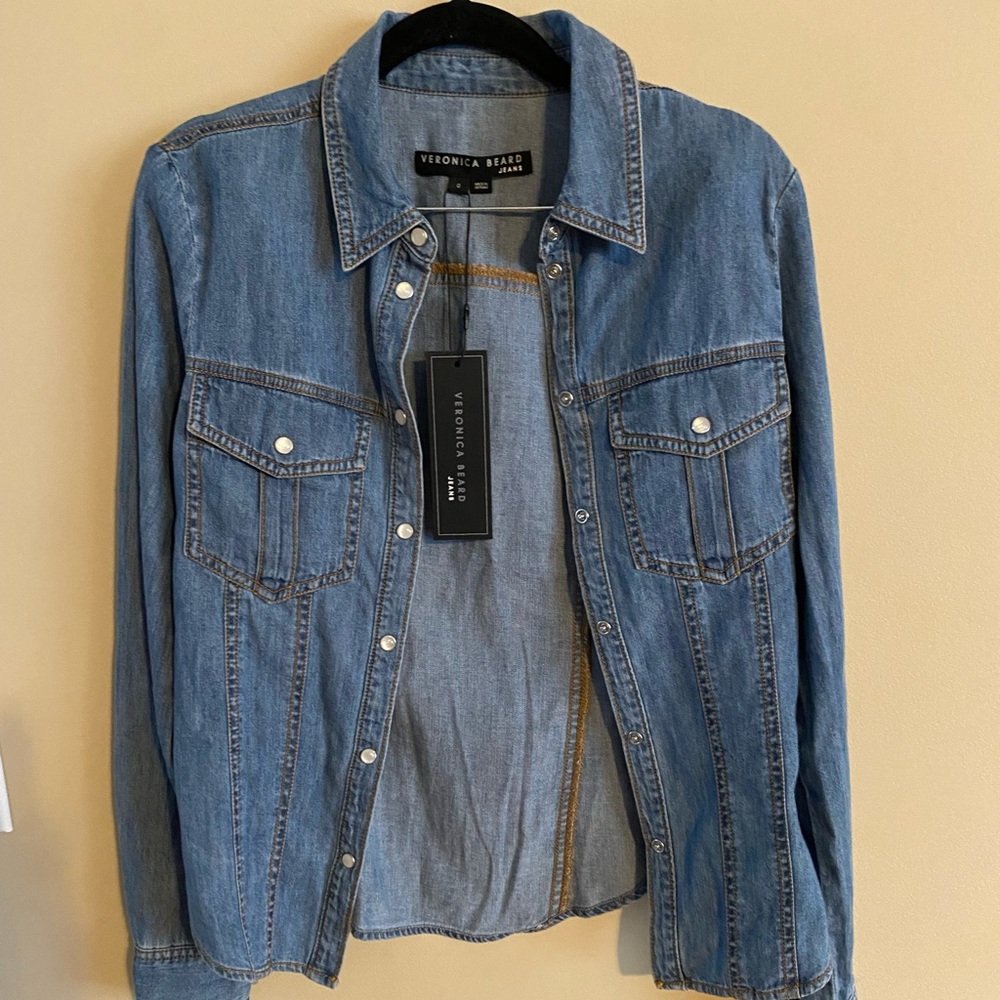 NWT Veronica Beard jean shirt